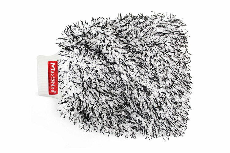 MaxShine Microfiber Wash Mitt - Dual Colored