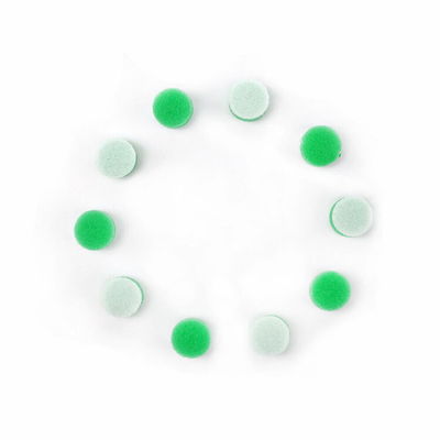 MaxShine Mini Polisher System Accessories Small Green Polishing Pad (10-Pack)