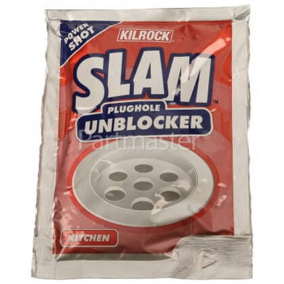 Killrock Slam Plughole Unblocker - Kitchen 80g