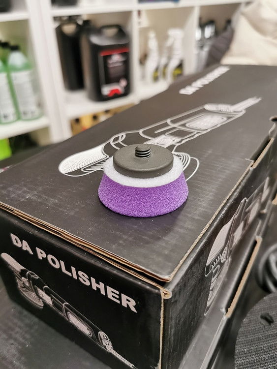 Yellow Medium Foam Pad 1,5" (35/45mm) 5-pack