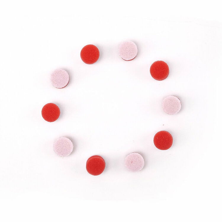 MaxShine Mini Polisher System Accessories Small Red Polishing Pad (10-Pack)