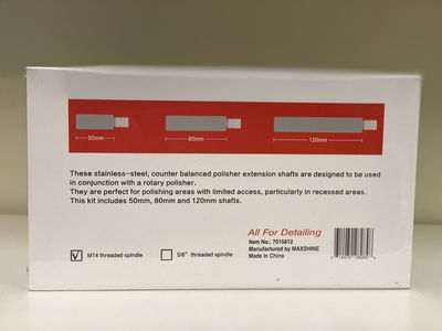 Maxshine - Extension Polishing Shaft 3-Pack (m14)