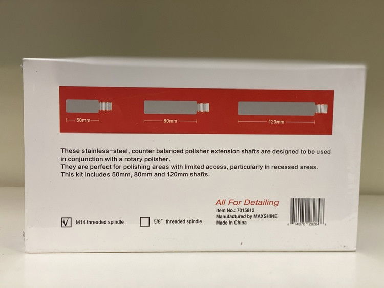 Maxshine - Extension Polishing Shaft 3-Pack (m14)