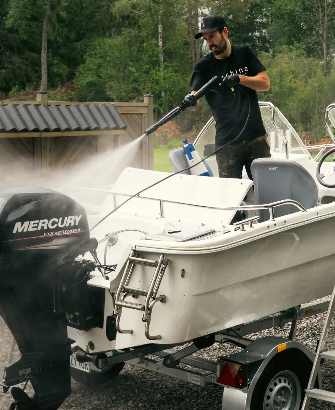 Rengöringsprodukter för båt, vattenskoter och andra sjöfordon