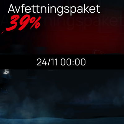BLACK WEEK - Avfettningspaket