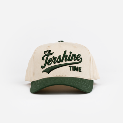Baseball keps - Tershine Time - Off-White/Grön