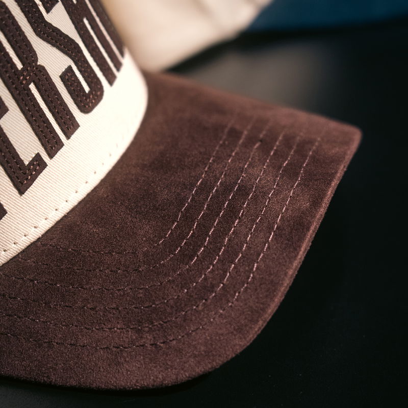 Baseball keps - Alcantara - Off-White/Navy