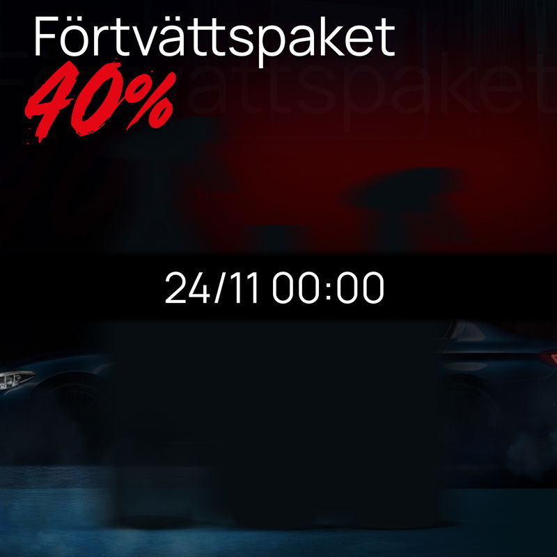 BLACK WEEK - Förtvättspaket