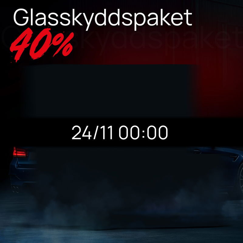BLACK WEEK - Glasskyddspaket
