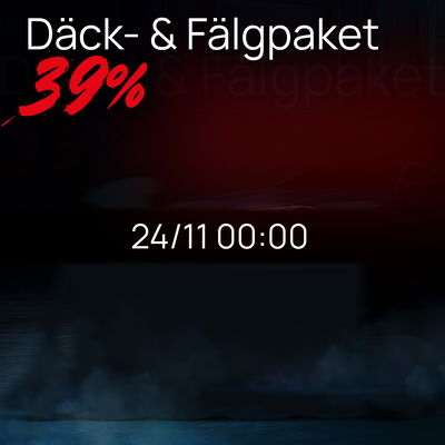 BLACK WEEK - Däck- & Fälgpaket