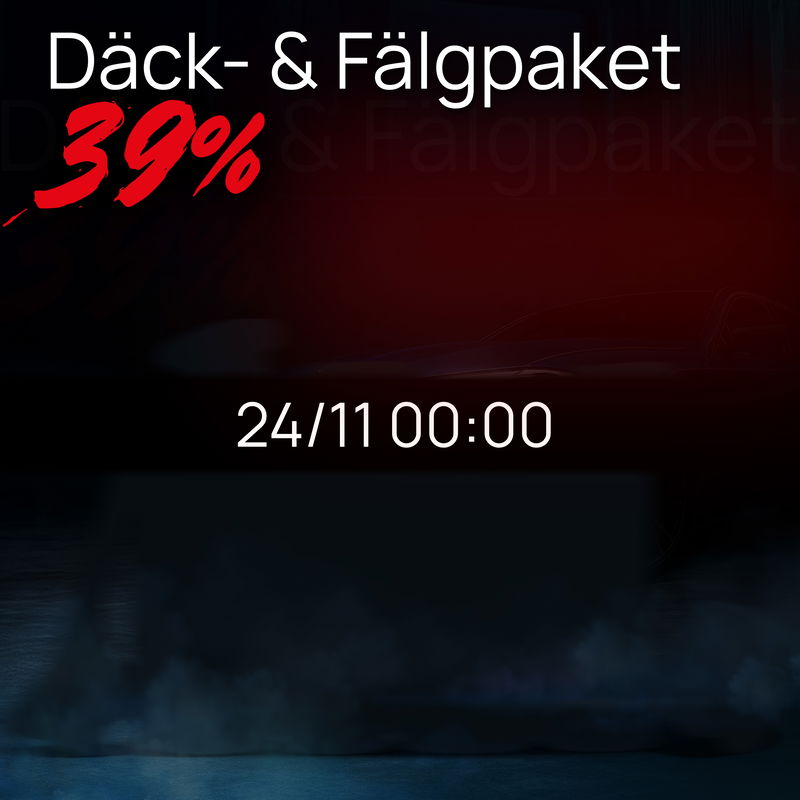 BLACK WEEK - Däck- & Fälgpaket