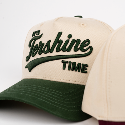 Baseball keps - Tershine Time - Off-White/Grön