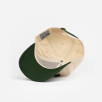 Baseball keps - Tershine Time - Off-White/Grön