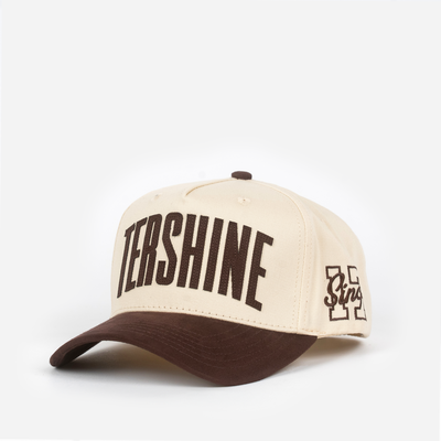 Baseball keps - Alcantara - Off-White/Brun