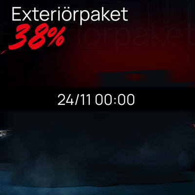 BLACK WEEK - Exteriörpaket