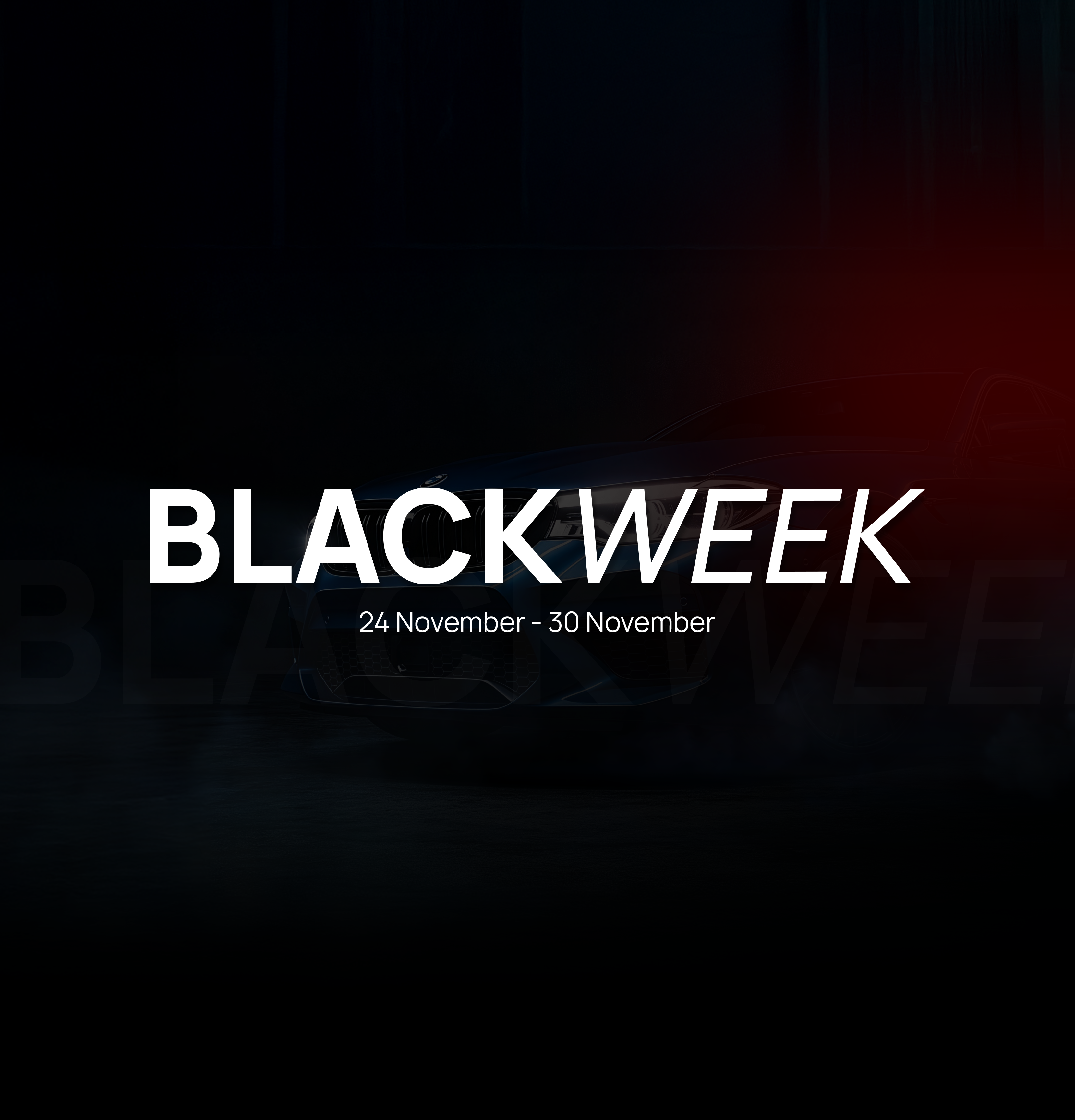 BMW M5 SOM MAN KAN VINNA UNDER BLACK WEEK STÅR OCH VILAR UNDER SITT TÄCKE