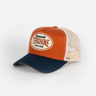 Trucker keps - Grassroots - Blå/Orange