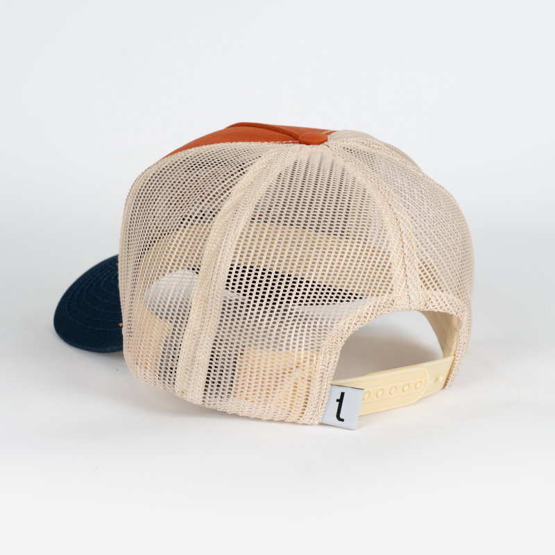 Trucker keps - Grassroots - Blå/Orange