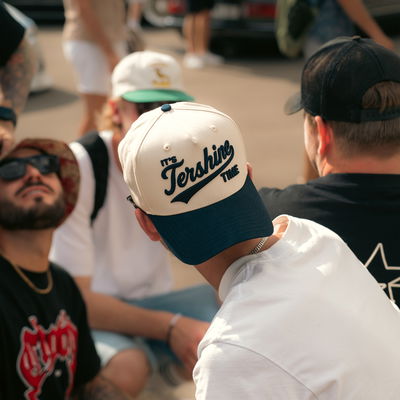 Baseball keps - Tershine Time - Off-White/Navy