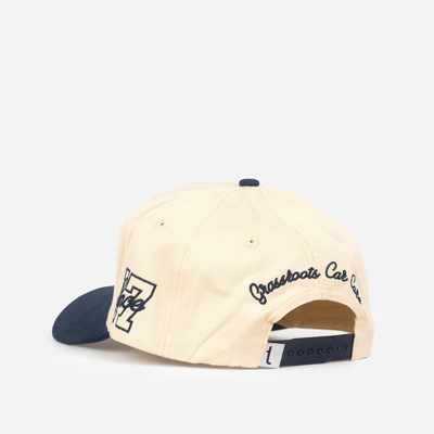 Baseball keps - Alcantara - Off-White/Navy