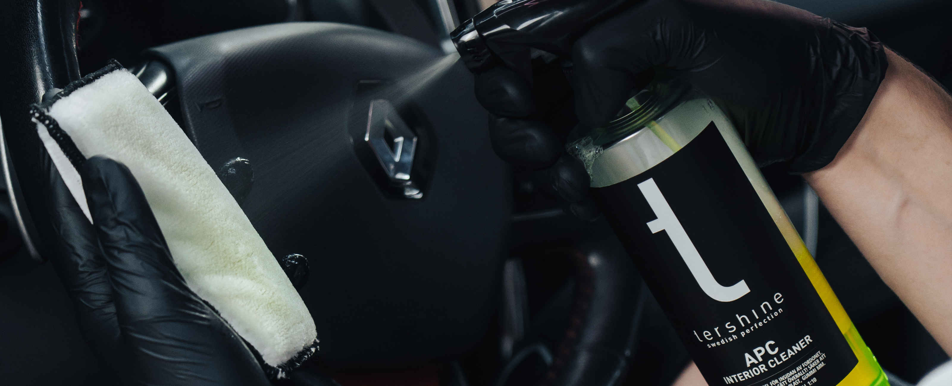 Rengöringsprodukter för insidan av ditt fordon - effektiva och enkla att använda