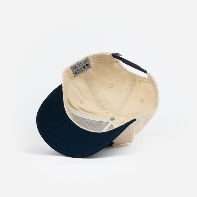 Baseball keps - Tershine Time - Off-White/Navy