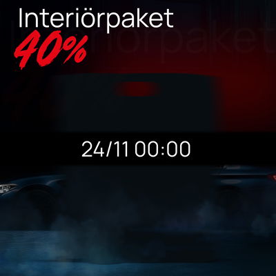 BLACK WEEK - Interiörpaket