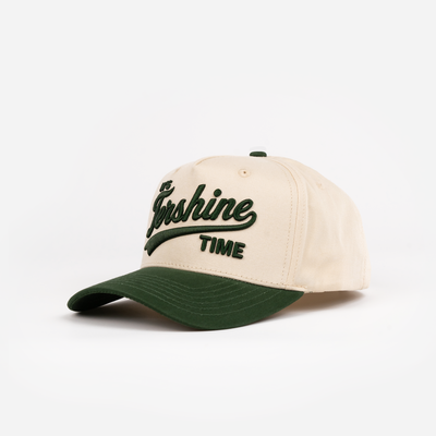 Baseball keps - Tershine Time - Off-White/Grön