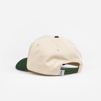 Baseball keps - Tershine Time - Off-White/Grön
