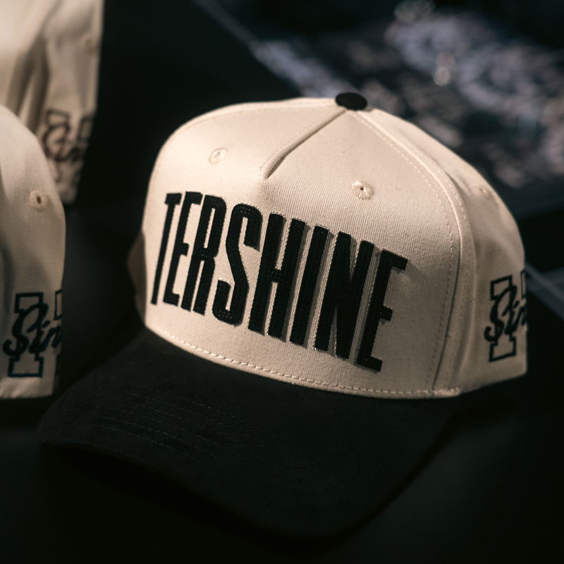 Baseball keps - Alcantara - Off-White/Svart