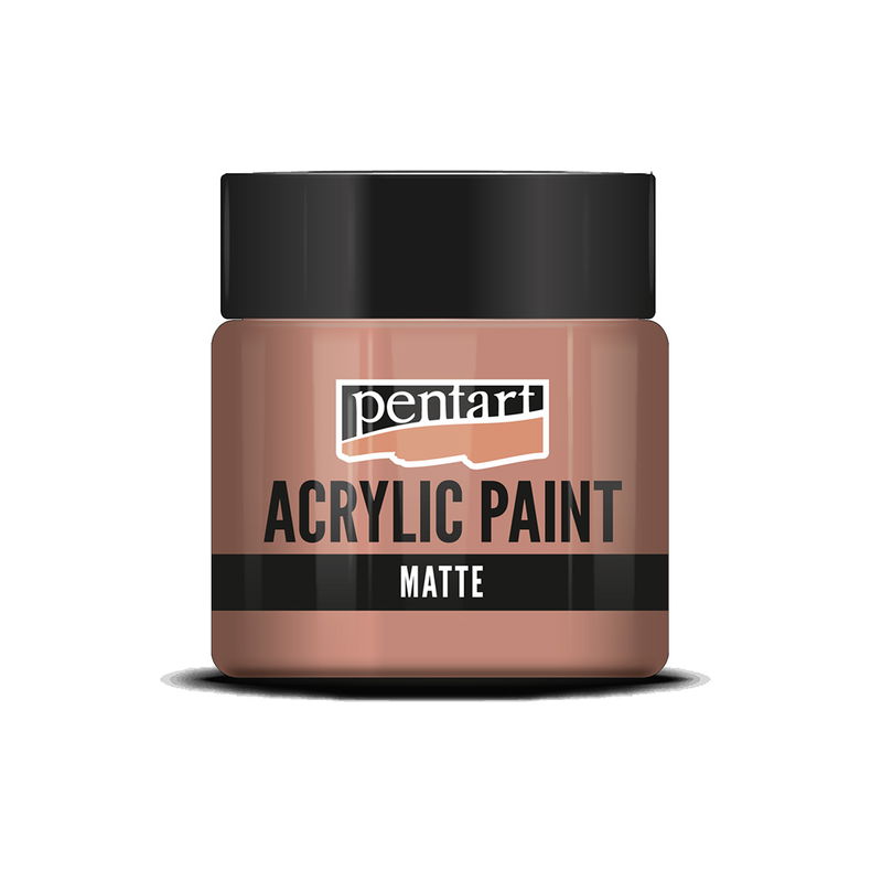 Matt akrylfärg Coral, 50 ml, Pentart Acrylic