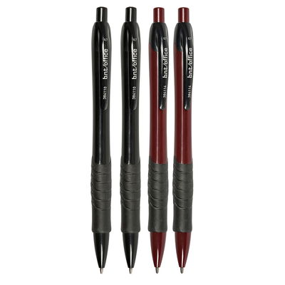 Stiftpennor 4-pack 0,7 mm Stiftpennor 4-pack 0,7 mm i svart och vinröd