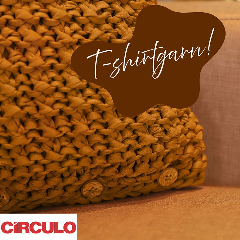 Premium T-shirt Yarn från Circulo, mjukt, följsamt och redo för stora idéer