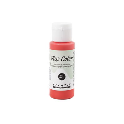 Crimson Red Plus Color Hobbyfärg Crimson Red Plus Color Hobbyfärg, 60 ml för barn och vuxna