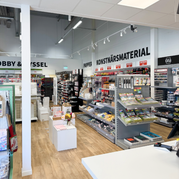 Entré till hobbybutiken Cria i Linköping