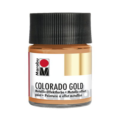 Marabu Colorado GOLD, metallicfärg i glasflaska. Färg Metallic Copper