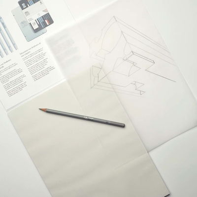 Exempel på kalkering med Winsor & Newton Tracing Paper A4 70 g 40 ark