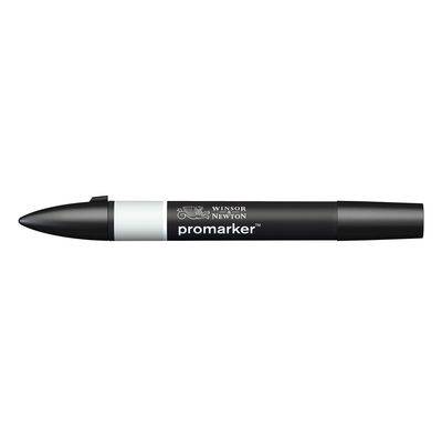 Winsor & Newton Promarker Ice Grey 1 IG1 marker med dubbelspets frilagd på vit bakgrund