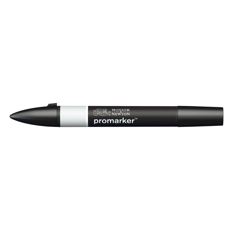 Winsor & Newton Promarker Ice Grey 1 IG1 marker med dubbelspets frilagd på vit bakgrund