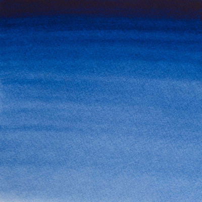 Färgprov av Winsor & Newton Professional Water colour Indanthrene Blue