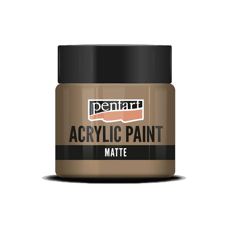 Matt akrylfärg Mars Brown, 50 ml, Pentart Acrylic
