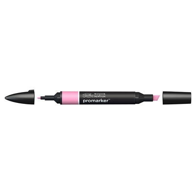 Winsor & Newton Promarker Rose Pink M727 marker med bred snedskuren spets och smal rund spets