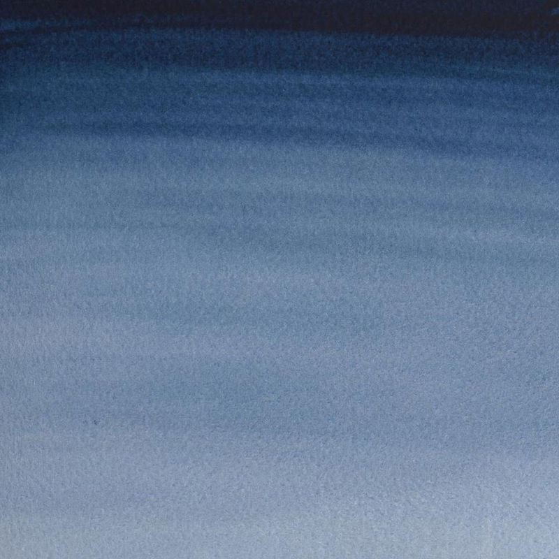 Färgprov (swatch) Cotman akvarellfärg Indigo