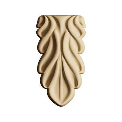 Träornament Drop 4,1x8,1x1,3 cm Flexible Wood, Drop. Dekorativa träornament av böjbart trä