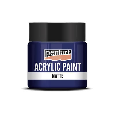 Matt akrylfärg Dark Blue, 50 ml, Pentart Acrylic