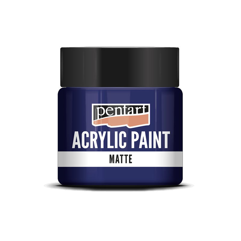 Matt akrylfärg Dark Blue, 50 ml, Pentart Acrylic