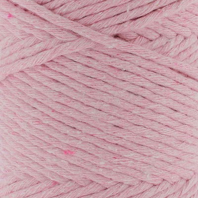 Närbild av Hoooked Spesso Chunky Cotton 500g Blossom garnstruktur