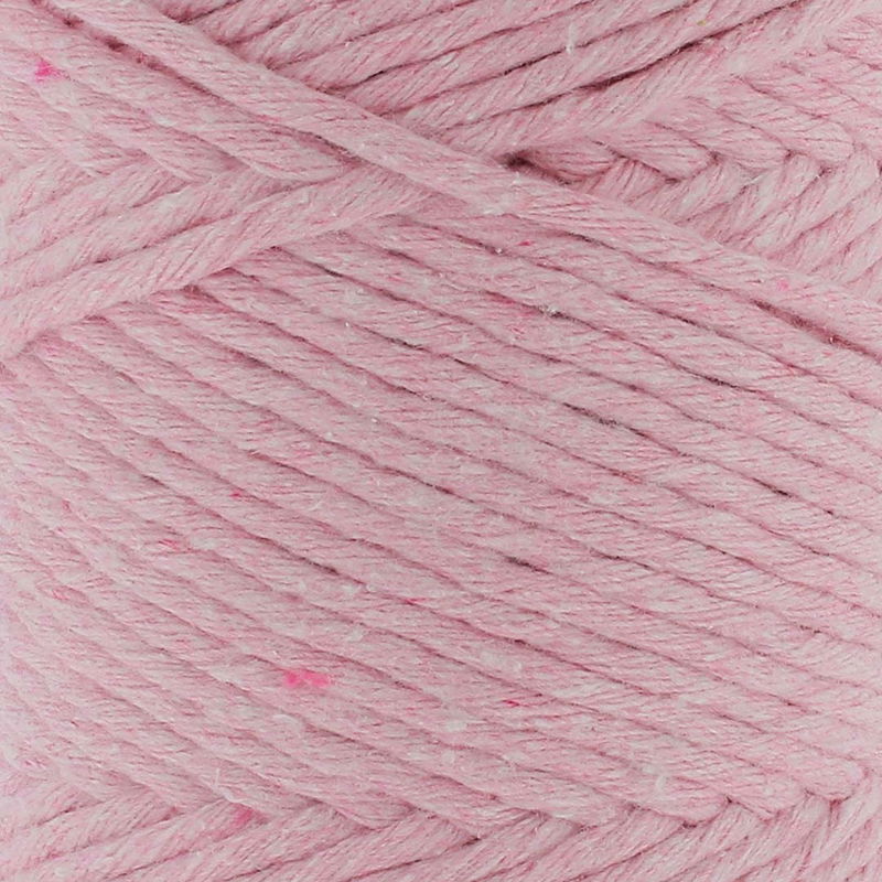 Närbild av Hoooked Spesso Chunky Cotton 500g Blossom garnstruktur