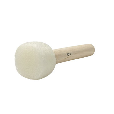 Stöpplare nr 3 med diameter 28 mm, större skumsvamp på träpinne för bakgrunder och effektmålning
