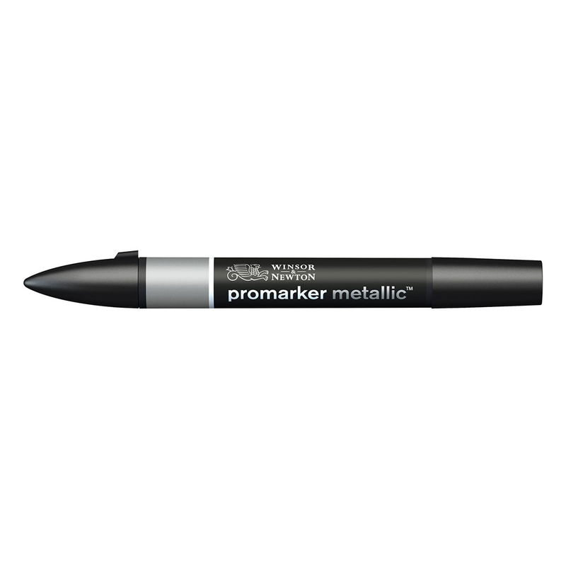Winsor & Newton Promarker MT SIL marker med dubbelspets frilagd på vit bakgrund